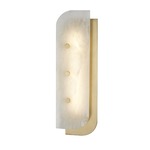 Yin & Yang Wall Sconce - Aged Brass / Alabaster
