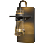 Erlenmeyer Plate Wall Sconce - Dark Smoke / Clear