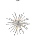 Soleia Chandelier - Chrome / Clear