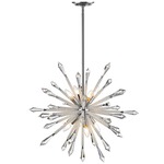 Soleia Chandelier - Chrome / Clear