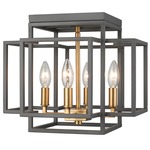 Titania Ceiling Light - Bronze / Olde Brass