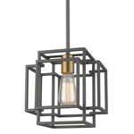 Titania Mini Pendant - Bronze / Olde Brass