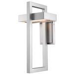 Luttrel Outdoor Wall Light - Silver / Frosted