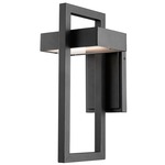 Luttrel Outdoor Wall Light - Black / Frosted