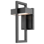 Luttrel Outdoor Wall Light - Black / Frosted