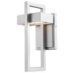 Luttrel Outdoor Wall Light - Silver / Frosted