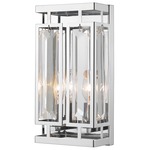 Mersesse Wall Sconce - Chrome / Clear