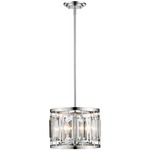 Mersesse Pendant - Chrome / Clear