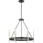 Anthem Chandelier - Mystic Black / Brushed Nickel