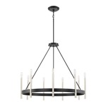 Anthem Chandelier - Mystic Black / Brushed Nickel