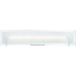 Stream Bathroom Vanity Light - Polished Chrome / Frosted