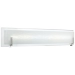 Stream Bathroom Vanity Light - Polished Chrome / Frosted