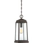 Ravenel Outdoor Pendant - Western Bronze / Clear Seedy