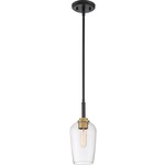 Sagamore Mini Pendant - Earth Black / Clear