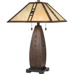 Fulton Table Lamp - Western Bronze / Tiffany
