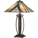 Orleans Table Lamp - Valiant Bronze / Tiffany