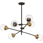 Trance Chandelier - Western Bronze / Clear Seedy