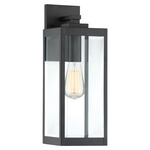 Westover Outdoor Wall Sconce - Earth Black / Clear Beveled / Clear Beveled