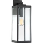 Westover Outdoor Wall Sconce - Earth Black / Clear Beveled / Clear Beveled