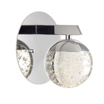 Orb II Wall Light - Polished Chrome / Bubbles