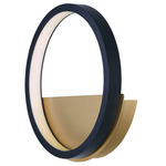 Hoopla Wall Light - Black / Gold