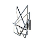 Trapezoid Wall Light - Polished Chrome