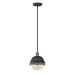 Portside Outdoor Pendant - Oil Rubbed Bronze / Antique Brass / Clear
