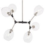 Nexpo Pendant - Brushed Nickel / Clear