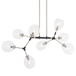Nexpo Linear Pendant - Brushed Nickel / Clear