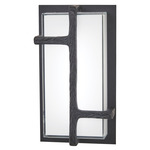 Sirato Outdoor Wall Light - Spanish Iron / White