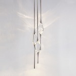 Il Pezzo 12 Round Chandelier - Polished Nickel / Crystal