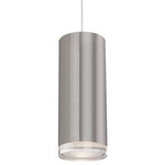 Cameo Pendant - Brushed Nickel / Crystal