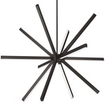 Sirius Chandelier - Black / Frosted