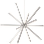 Sirius Chandelier - Brushed Nickel / Frosted