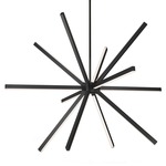 Sirius Chandelier - Black / Frosted