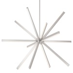Sirius Chandelier - Brushed Nickel / Frosted