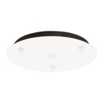 Multi Port Round Canopy - White