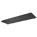 Multi-Light 10-Port Linear Canopy - Black Chrome