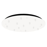 Multi Port Round Canopy - White