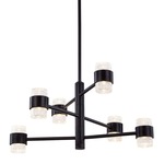 Copenhagen Chandelier - Black / Clear