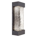 Moondew Outdoor Wall Light - Graphite / Clear