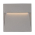 Casa Square Outdoor Wall Light - Gray / Clear