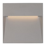Casa Square Outdoor Wall Light - Gray / Clear
