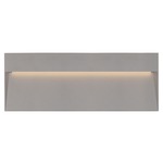 Casa Horizontal Outdoor Wall Sconce - Gray / Clear