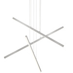 Vega Multi Light Pendant - Brushed Nickel / Frosted