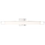 Soho Bathroom Vanity Light - Chrome / White