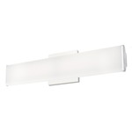 Ferguson Bathroom Vanity Light - Chrome / White