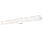 Ferguson Bathroom Vanity Light - Chrome / White