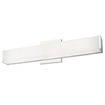 Jane Bathroom Vanity Light - Chrome / White