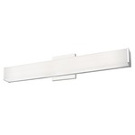 Jane Bathroom Vanity Light - Chrome / White